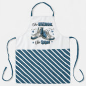 Blauwe Sneakers als vader, als zoon Schort (Voorkant)