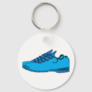 Blauwe Sneakers Sleutelhanger