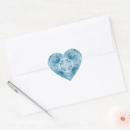 Blauwe Sneeuw 099 2023 Hart Sticker