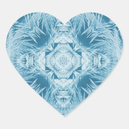 Blauwe Sneeuw 099 2023 Hart Sticker