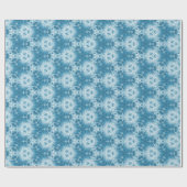 Blauwe Sneeuw 102 2023 Cadeaupapier (Vlak)