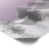 Blauwe sneeuw (20 x 16) poster (Hoek)