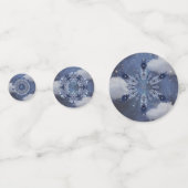 Blauwe sneeuw confetti (Voorkanten)