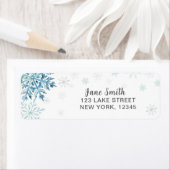 BLAUWE SNEEUW IN LIEFDE BRUIDSBAD ETIKET (Insitu)