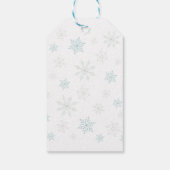 BLAUWE SNEEUW IN LOVE BRUIDSSCHOONMAAKFEest Cadeaulabel (Achterkant)