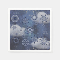 Blauwe sneeuw
