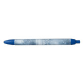 Blauwe Sneeuw Zwarte Inkt Pen (Voorkant)