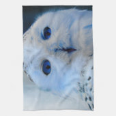 Blauwe sneeuwknollen theedoek (Verticaal)