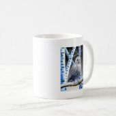 Blauwe sneeuwkoraal koffiemok (Voorkant rechts)