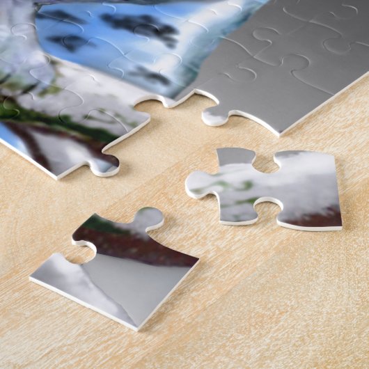 Blauwe sneeuwkoraal legpuzzel (Zijkant)