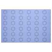 Blauwe Sneeuwvlok - Fractale Afbeelding Stof (Fat Quarter)