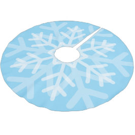 Blauwe sneeuwvlok kerstboom rok