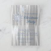 Blauwe Sneeuwvlok Kerstfeest (Binnen)