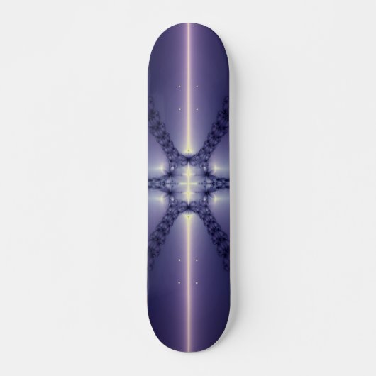 Blauwe Sneeuwvlok Skateboard (Voorkant)