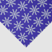 Blauwe Sneeuwvlok Tissuepapier (Detail)