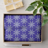 Blauwe Sneeuwvlok Tissuepapier (Geschenk)