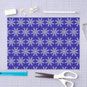 Blauwe Sneeuwvlok Tissuepapier (Craft)
