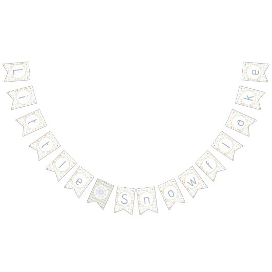 Blauwe sneeuwvlok Winter Wonderland Banner (Alle)