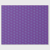 Blauwe Sneeuwvlokken Cadeaupapier (Vlak)
