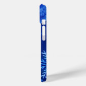 Blauwe sneeuwvlokken Case-Mate iPhone case (Achterkant / Links)