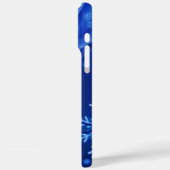 Blauwe sneeuwvlokken Case-Mate iPhone case (Achterkant / Links)