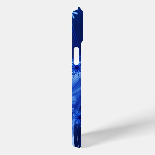 Blauwe sneeuwvlokken Case-Mate iPhone case (Achterkant / Rechts)