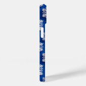Blauwe sneeuwvlokken Elegant Winterontwerp Case-Mate iPhone Case (Achterkant / Rechts)