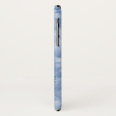 Blauwe sneeuwvlokken en vonken Case-Mate iPhone case (Achterkant/links)