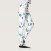 **BLAUWE SNEEUWVLOKKEN** KERSTMIS LEGGINGS (Rechts)