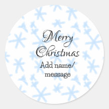 Blauwe sneeuwvlokken Kerstpatroon sneeuwpatroon