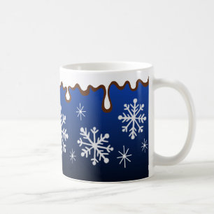 Blauwe Sneeuwvlokken Mok