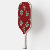 Blauwe sneeuwvlokken op rode paddle (Links)