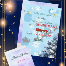 Blauwe sneeuwvlokken, silhouetten van rendieren, w