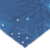 "Blauwe sneeuwvlokken" Tafelkleed (Gekanteld)