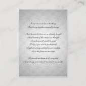 blauwe sneeuwvlokken voor putkaarten informatiekaartje (Achterkant)