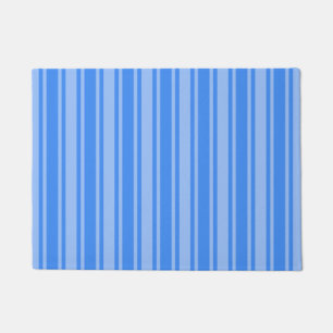 Blauwe snoepjes strepen deurmat