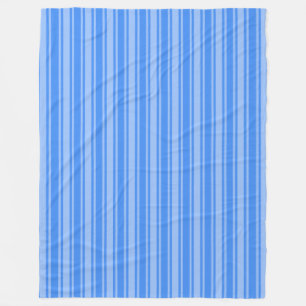 Blauwe snoepjes strepen fleece deken