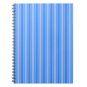 Blauwe snoepjes strepen notitieboek