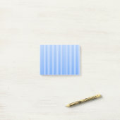 Blauwe snoepjes strepen post-it® notes (Op bureau)