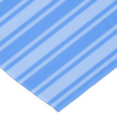 Blauwe snoepjes strepen tafelkleed (Gekanteld)
