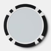 Blauwe Snor Levensstijl Poker Chips (Achterkant)