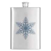 Blauwe Snowflake-fles Flacon (Voorkant)