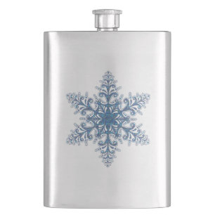 Blauwe Snowflake-fles Flacon