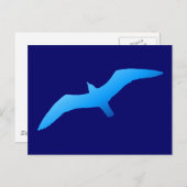 Blauwe snuitkever briefkaart (Voorkant / Achterkant)