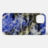 Blauwe Sodaliet Case-Mate iPhone Case (Achterkant (horizontaal))