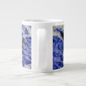 Blauwe Sodaliet Grote Koffiekop (Achterkant)