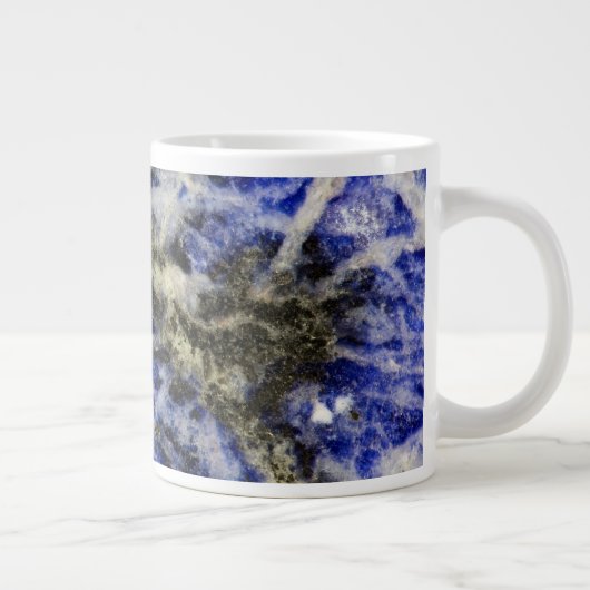 Blauwe Sodaliet Grote Koffiekop (Rechts)