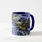 Blauwe Sodaliet Mok (Voorkant rechts)