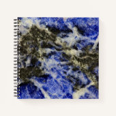Blauwe Sodaliet Notitieboek (Voorkant)