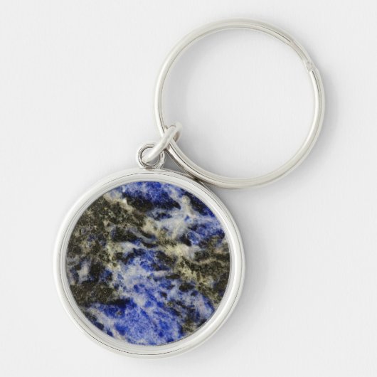 Blauwe Sodaliet Sleutelhanger (Voorkant)